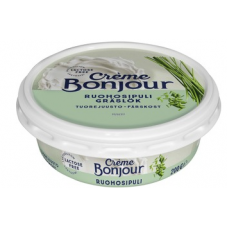 Сливочный сыр с чесноком без лактозы Creme Bonjour Ruohosipuli 200 г