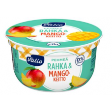 Мягкий творожок с манго Valio pehmea rahka & mangokeitto 150г безлактозный