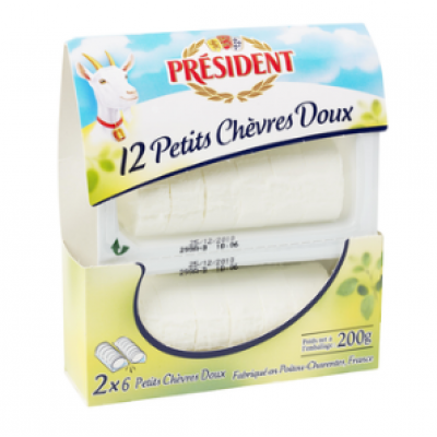 Козий сыр President Petit Chevres Doux 200г