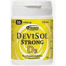 Витамин DeviSol Strong D3 50 мкг 100 шт