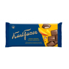 Плиточный шоколад Karl Fazer Mango с йогуртом 121г