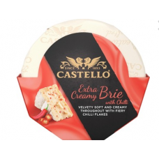 Сыр с белой плесенью Castello Extra Creamy Brie with Chili 180г