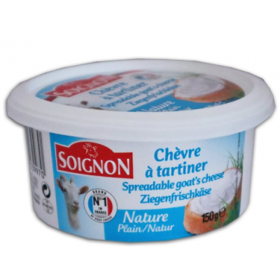 Козий сыр пастообразный Soignon Chevre a tartiner 150г