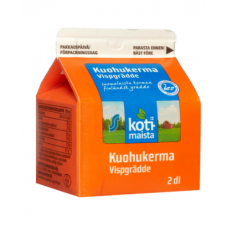Сливки для еды Kotimaista kuohukerma 2 дл