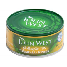 Тунец в подсолнечном масле John West Yellowfin Tonnikalaviipaleita 160г/112г