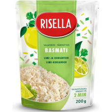 Готовый рис Risella Basmatiriisi Lime-Korianteri лайм кориандр 200 г