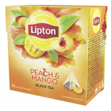 Черный чай Lipton Peach Mango Pyramid 20шт пирамидки