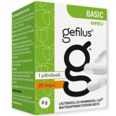 Бактериальный препарат с молочной кислотой Gefilus Basic Kapseli  20капсул по 7г