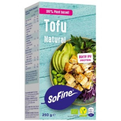 Органический тофу без вкусовых добавок Sofine Tofu Natural 250г
