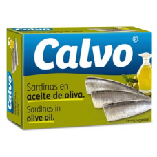 Сардины в оливковом масле Calvo Sardiini Oliivioljyssa 120/84г