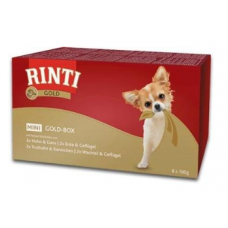 Ассорти влажного корма для собак Rinti Mini GoldBox 8 x 100 г фольга