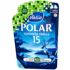 Сыр Valio Polar Vahemman Suolaa 15% 270г в нарезке