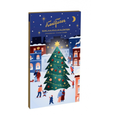 Рождественский шоколадный календарь Karl Fazer 200г