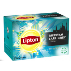 Чай черный в пакетиках Lipton Russian Earl Grey 20шт