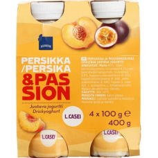 Йогурт питьевой Rainbow Jogurttijuoma persikka ja passion 4 x 100г персик маракуя