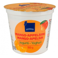 Йогурт Rainbow mango-appelsiini jogurtti 150г манго апельсин 