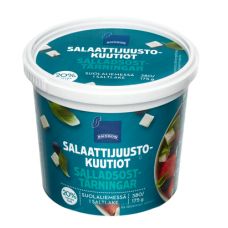 Кубики салатного сыра Rainbow Salaattijuustokuutiot Suolavedessa 20% 370/175г