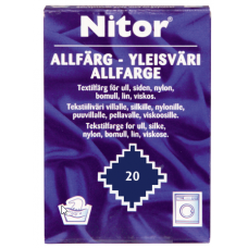 Краситель Nitor yleisvari 15г 20стирок темно-синий