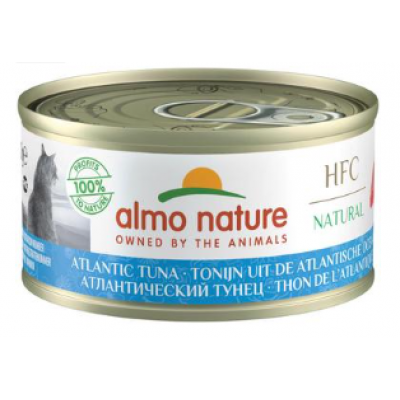 Натуральный прикорм для кошек с атлантическим тунцом Almo Nature HFC 70 г