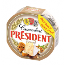 Сыр камамбер с орехами PRESIDENT Camembert juust pahklitega 120г