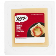Сыр сливочный Xtra Edam 150г в нарезке