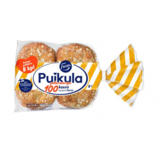 Овсяный хлеб Fazer Puikula Pehmeampi 100Kaura 8 шт 440г