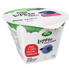Йогурт черничный Arla Luonto+ AB mustikka 175г без лактозы