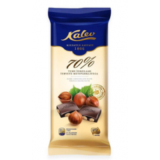 Шоколад темный 70% Kalev с цельным фундуком 100 г