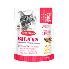 Корм для стерилизованных кошек Best Friend Bilanx 750г курица без зерновых
