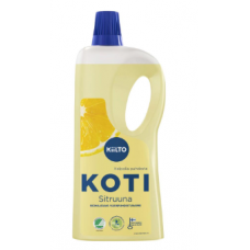 Биоразлагаемый очиститель для поверхностей Kiilto Koti Sitruuna Biohajoava Puhdistusaine 1л лимон