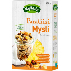 Мюсли Myllarin Paratiisi 450г экзотическая смесь фруктов