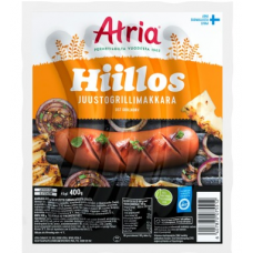 Колбаски гриль с сыром Atria Hiillos Juusto grillimakkara 400г