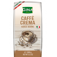 Кофе в зернах Gina Caffe Crema Ganze Bohne 1кг