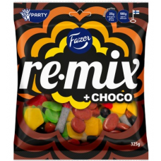 Смесь жевательных конфет и солодки Fazer Remix Choco 325г