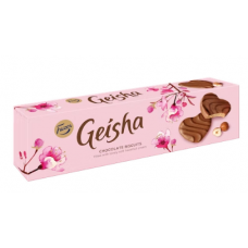 Шоколадное печенье в шоколаде с ореховой начинкой Fazer Geisha 100 г