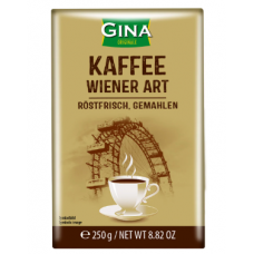 Кофе молотый Gina Kaffee Wiener Art 250г в мягкой упаковке