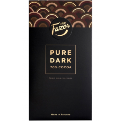 Темный шоколад Fazer Pure Dark 95гр 70%