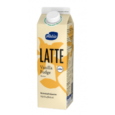 Молочный кофейный напиток Valio Latte Vanilla Fudge 1л безлактозный ванильная помадка