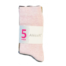 Женские хлопковые носки AlezaR 5 пар размер 39-41