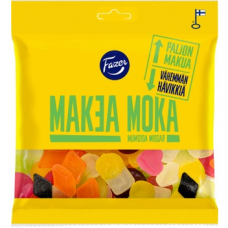 Ассорти жевательных конфет Fazer Makea Moka 300г фрукты и солодка