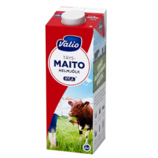 Низколактозное цельное молоко Valio taysmaito HYLA UHT 1л