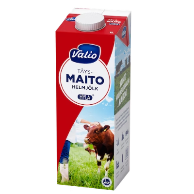 Низколактозное цельное молоко Valio taysmaito HYLA UHT 1л