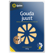 Сливочный сыр без лактозы E-PIIM Juust Gouda 300г в нарезке