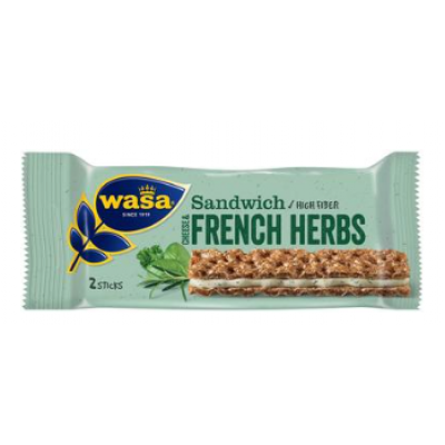 Сэндвич ржаной Wasa Sandwich French Herbs 30 г с сыром и французскими травами