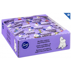 Батончики с йогуртом и лакрицей Fazer Moomin с черникой и малиной 20 г  30 + 30 шт