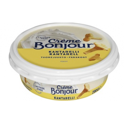 Сыр без лактозы Creme Bonjour Kantarelli 200г с лисичками