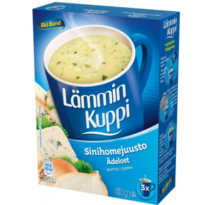 Сухой суп с голубым сыром Bla Band Lammin Kuppi Sinihomejuustokeitto 3X21г