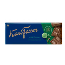 Плиточный шоколад Karl Fazer Vihreita Kuulia 200г с мармеладом
