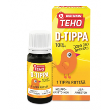 Витамин D для взрослых и детей Teho vitamin D - tippa 8мл