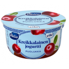 Греческий йогурт Valio kreikkalainen puolukka 150г брусника без лактозы